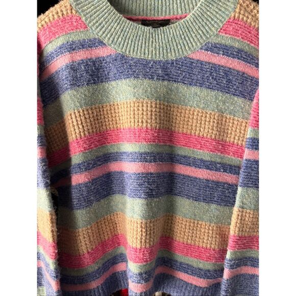 Jessica Simpson Portia Multicolor Striped Sweater Size XL - Picture 5 of 6